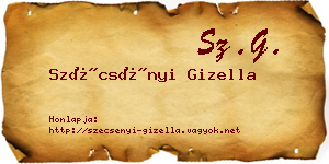 Szécsényi Gizella névjegykártya